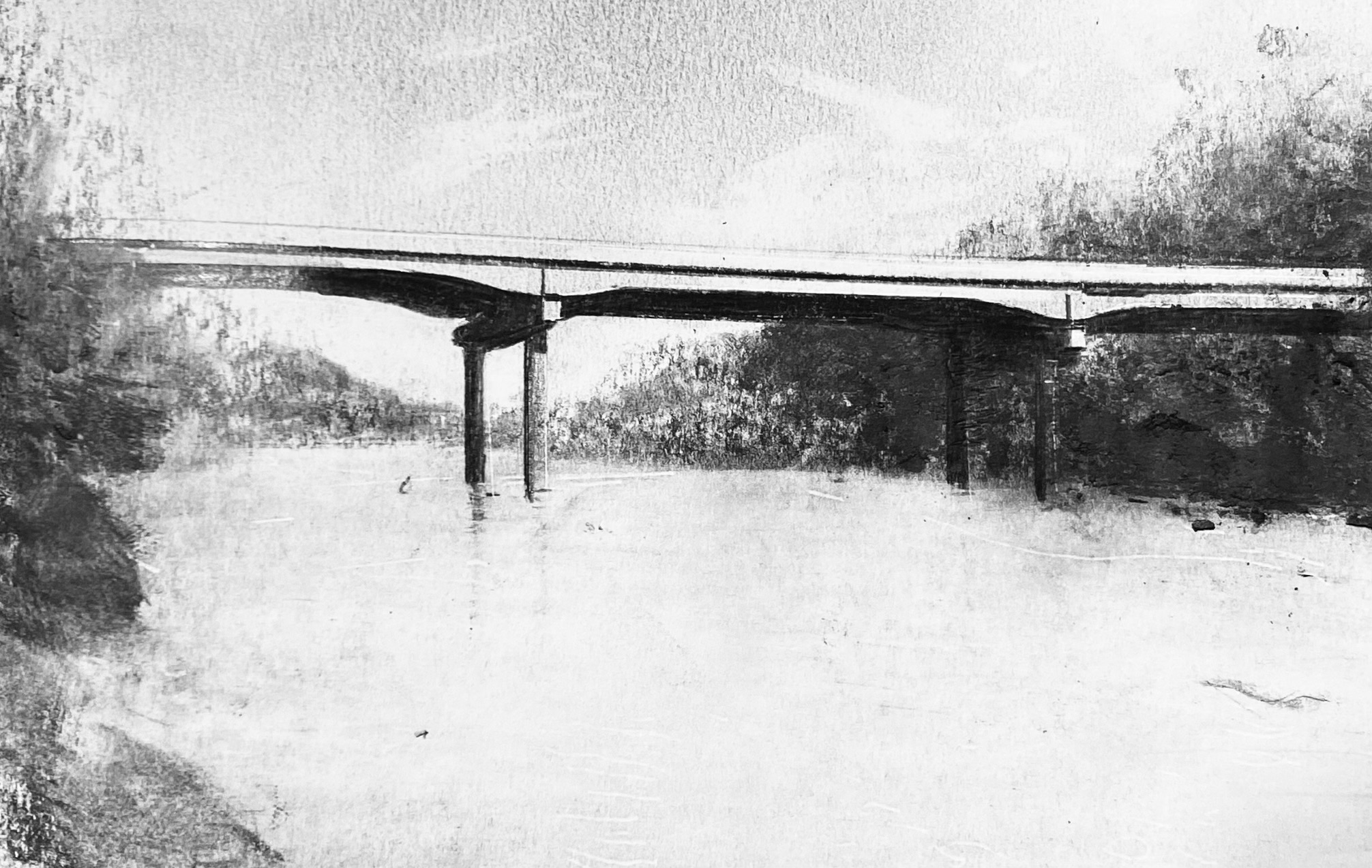 Bridge Over Oconee River by Steve Bradbury