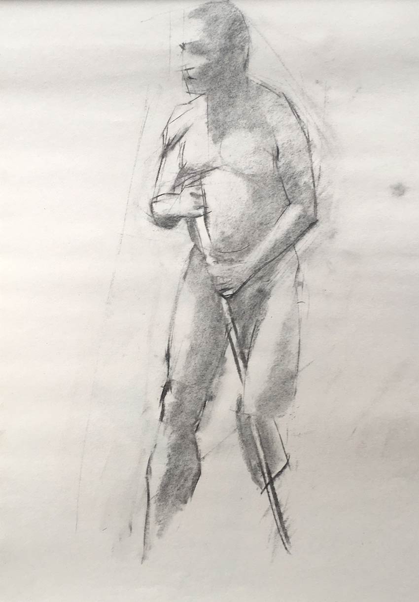 Richard, 25 minutes - drawing by Steve Bradbury