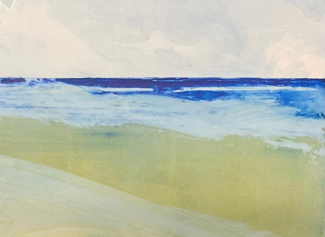 Watercolor Wave Study by Steve Bradbury